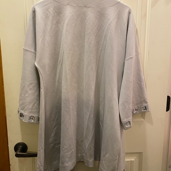 Sandra & Andre Long Jeweled Studded Cardigan- L - Picture 5 of 7